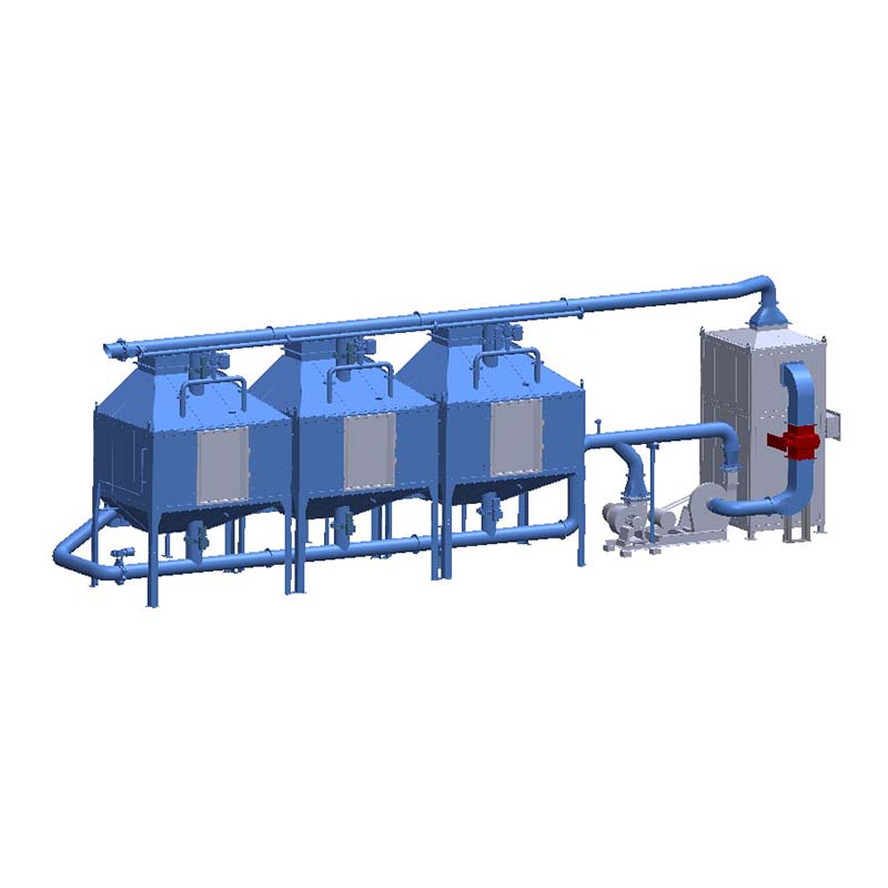 Hệ thống hấp phụ, giải hấp và đốt xúc tác bằng than hoạt tính