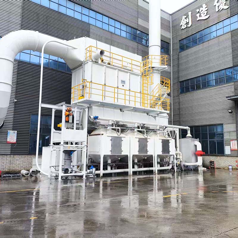 Hệ thống hấp phụ, giải hấp và đốt xúc tác bằng than hoạt tính